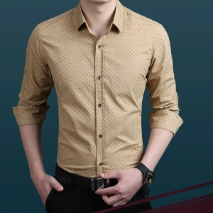 100% Cotton Hot Styles Spring Cotton Men&#x27;s Shirts High Quality  Plus Size m-xxxxxL Mens Casual Shirt