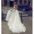 Import 100% real off shoulder persian ball gowns ivory bridal dress glamorous elegant floral wedding dress from China