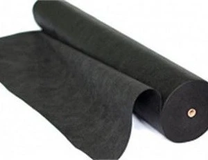 100%PP Polypropylene fiber cloth Strong tension Uvioresistant Anti-bacteria Black Needle-punched nonwoven fabric