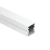 Import 10x10mm Hot sale V Shape profile fittings led aluminum profile channel with diffuser aluminum accessories from China