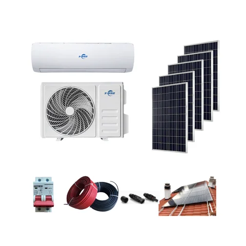 12000BTU Long lifespan Optimize airflow design High tech materials Hybrid wall mounted solar air conditioner