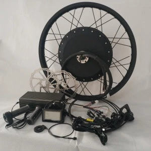 120km/h 8000w electric bike motorcycle conversion kit with high quality tire