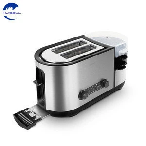 12V custom logo electric donut toaster/2 slice long slot bread oven toaster