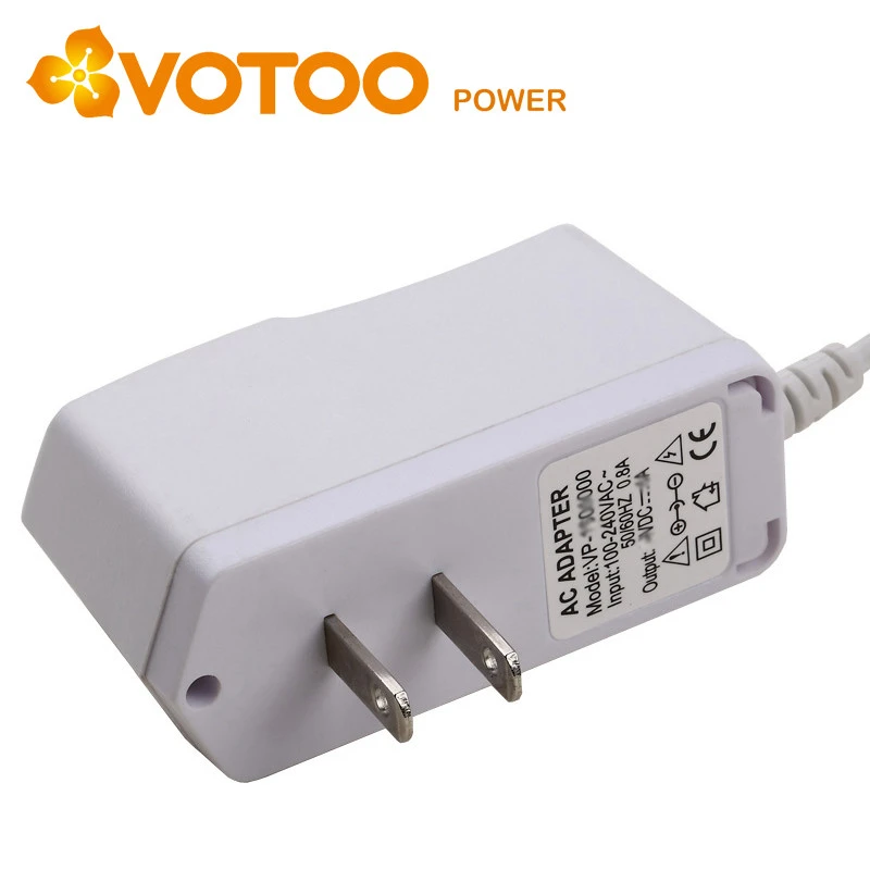 12V DC power adapter white housing 1A 2A 3A wall adapter with EU US plug