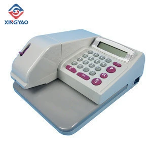 14 Digits LCD Display Cheque printer Check Writer  protect check High Printing Speed Easy Operation Check Printer
