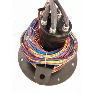 145mm diameter 54 wires slip ring rotary joint electrical connector for Helicopters and generators