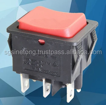 Buy 15a250vac Colorful 4pin Rocker Switch Double Pole Rocker Switch ...