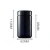 Import 15ml 30ml 50ml 100ml 200ml 250ml dark violet wide mouth cream glass jar black cream glass jar with black plastic lid from China