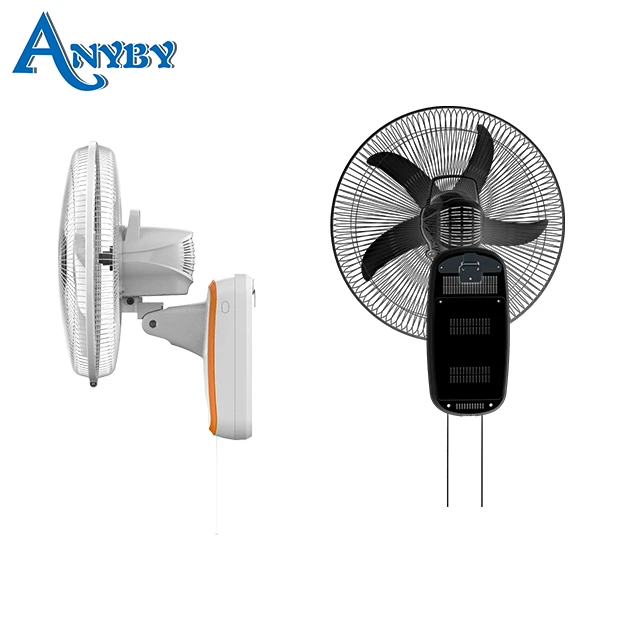 16 inch  ac dc rechargeable wall Fan with light