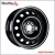 Import 16x6.5 PCD 5X108 Black Steel Wheel Rim For Passenger Car from China