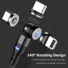 180+360 new design unique 540 degree rotating 3 in 1 magnetic charging cable hot sell phone accessories cheap price cable