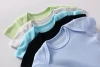 180gsm 100% organic interlock cotton organic baby clothes romper