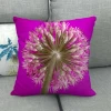 18inch*18inch Colorful dandelion flowers plant linen cushion cover throw pillow cover decorative pillows