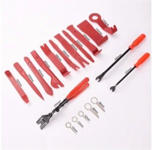 19PC Trim Removal Tool Set with fastener removers Strong Nylon Door Panel Tool Kit