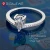 Import 1ct  Pear Cut Moissanite stone White F color 1ct 925 Sterling Silver Engagement Wedding Ring Free shipping from China