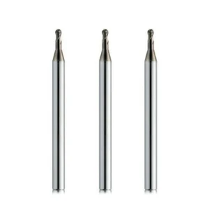 2 flute end mill hrc55/60/65 solid carbide ball nose end milling high performance cnc metal cutting mills