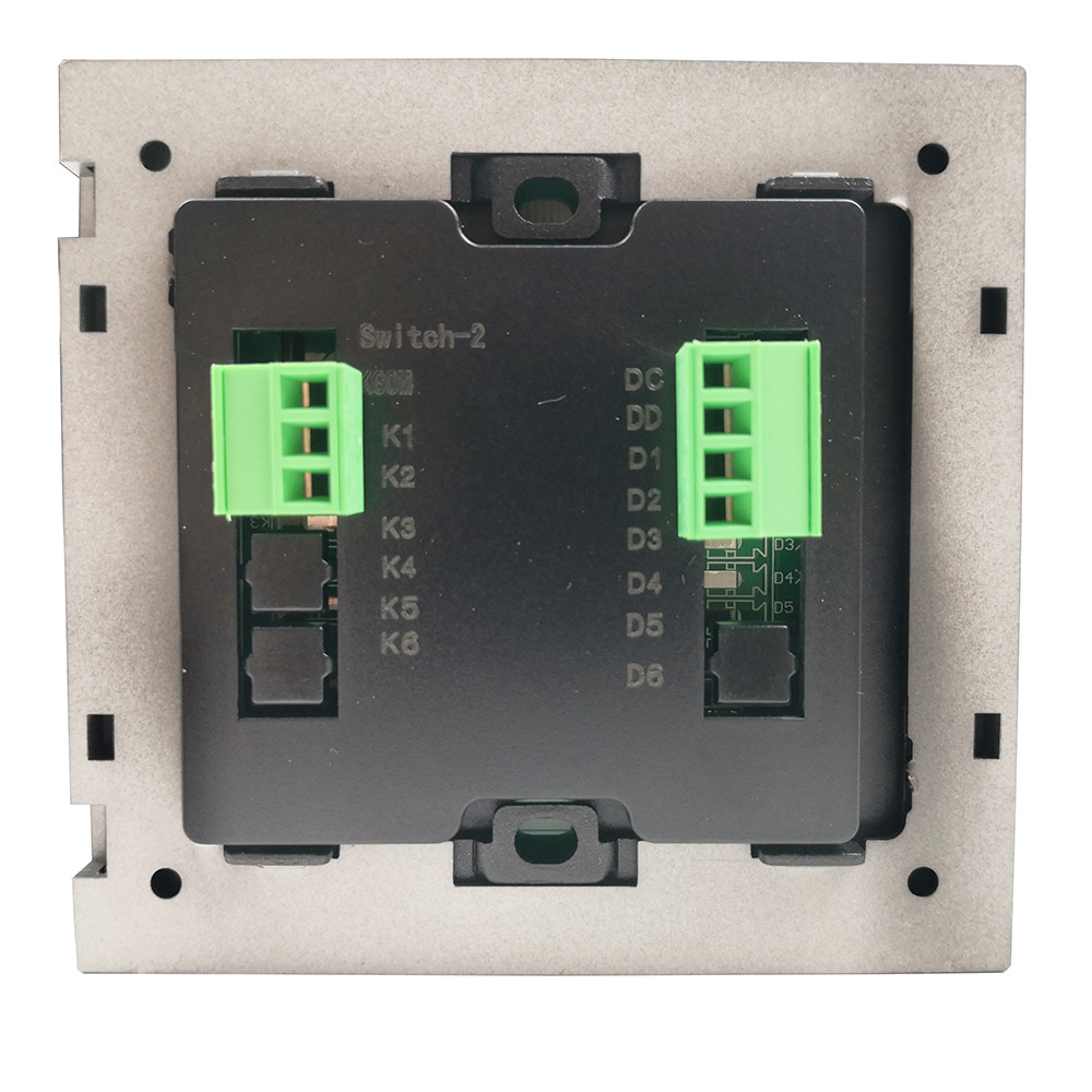 Buy 2 Gang Wall Toggle Reset Switch Contact For Smart Home Automation ...