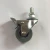 Import 2 inch screw type gray PP swivel caster wheel with total brake M12*25mm from China