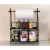 Import 2 Tier Can Rack Spice Jar Kitchen Storage Organizer  Cabinet Spice Rack Organizer with roll  holder from China