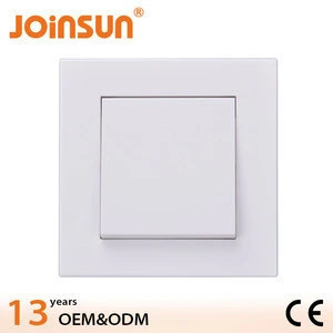 2016 Best Selling Products european style 1 gang 1 way 16A thin electric wall switch