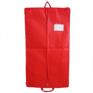 2018 Custom printed Eco-friendly Reusable Clear Non Woven Garment Bag