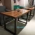 Import 2018 modern design Dining room furniture made inmalaysia morden dining table sets simplicity glass dining table and chair set from China