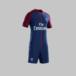 2019 Custom Latest Soccer Uniform Design Top Quality Sublimation Printed Jerseys Football Shirt
