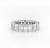 Import 2019 New 925 Sterling Silver Emerald Cut Diamond Eternity Ring from China