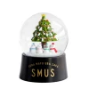 2020 Chic Nordic Home Decor Beautiful Snow White Merry Christmas Tree Music Box X-Mas with Custom Logo Snowman