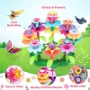 2020 hot price eco-friendy plastic build a flower garden toy