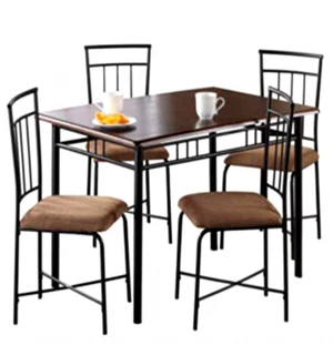 2020 Hot selling top quality creative metal folding dining table and chair