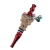 Import 2020 new arrival fashion weed glass hookah briar wood smoking pipes with pendant from China