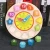 Import 2020 New Children Educational Learning Montessori Number Wooden Clock Toy from China