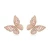 Import 2020 New Design S925 Silver Stud Earrings Fashion Rhinestone Butterfly Stud Earrings from China