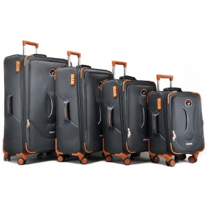2020 new wholesale soft waterproof nylon fabric suitcases eminent urban royal best travel trolley bag carry-on luggage