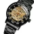 Import 2020 T-winner new men watches mechanical custom logo stainless steel strap wrist watches from China