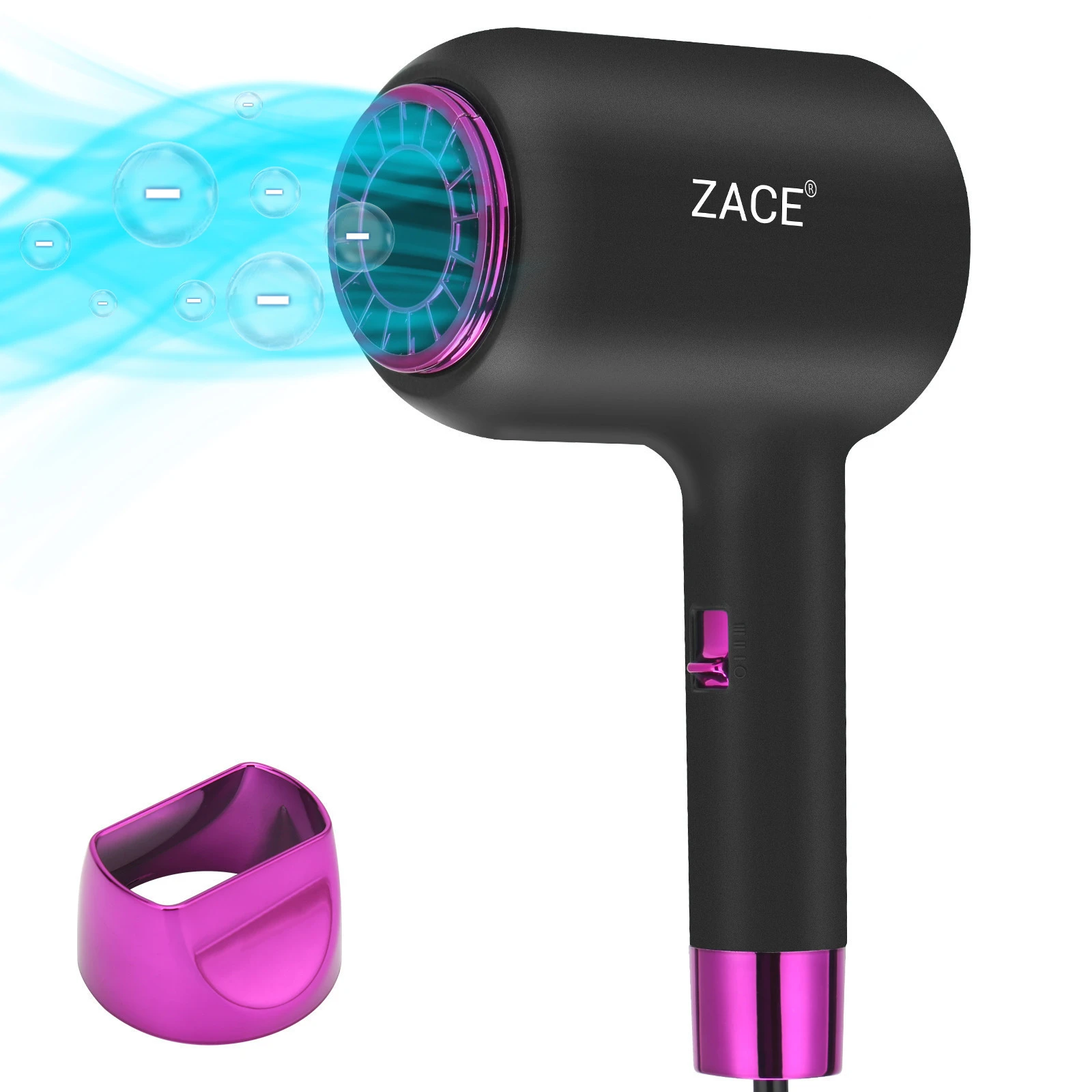 2020 ZACE new compact and big power hair dryer for hotel household
