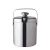 Import 2021 1300ml Silver Minimalist Stainless Steel Bucket For Ice from China
