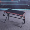 2021 Hot Selling K Shaped Computer Gaming Table Best Gaming Desk