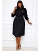 2021 New Arrive Fashion Casual Long Sleeve Dress Womens Office Suit Elegant Clothing