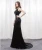 Import 2021 Robes de soiree Sexy V-Neck Gown Long Paillette Skinny Black Banquet Evening Dress Prom Dress Party Gown from China