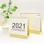 2021 Standing Desk Calendars Month Desktop Stand Up Calendar Wire Bound Table Stand Up Simple Design Monthly Scheduler