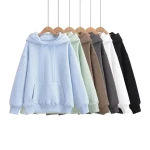 2023 Autumn and Winter New Cashmere Hooded Hoodie Thickened Loose Outer Casual Women Long Coat