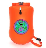 20L PVC Outdoor Waterproof Dry Bag Inflatable Storage Flotation Rafting Kayaking Drift Bag River Life-saving Swimming Buoy
