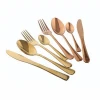 20pcs stainless steel copper colored flatware set jieyang cutlery set