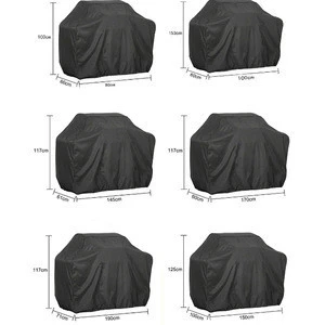 210D BBQ grill cover kamado large of 145x61x117 Size of Foldable waterproof furniture rotisserie grill Oxford cover