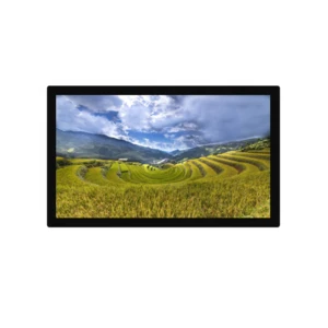 21.5 inch Software High Resolution Full Colour Video Display wall mounted Lcd Advertising Screen for bus car taxi
