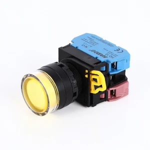 22mm IDEC Similar Illuminated Push Button Self-Resetting Switch LED Lighting On-Off Waterproof 6V 12V 24V 220V