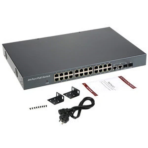 24 Port IEEE802.3af POE Switch/Injector Power over Ethernet Network Switch for IP Camera VoIP Phone AP devices 1024POE-AF
