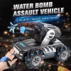 2.4GHz Remote Control Tank Water Bomb Car Watch Induction Drift RC Kids Toys